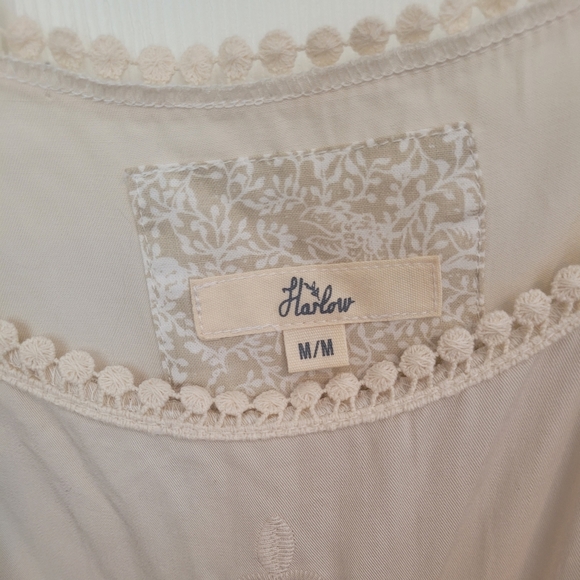 Harlow crop top w embroidery - Picture 5 of 6